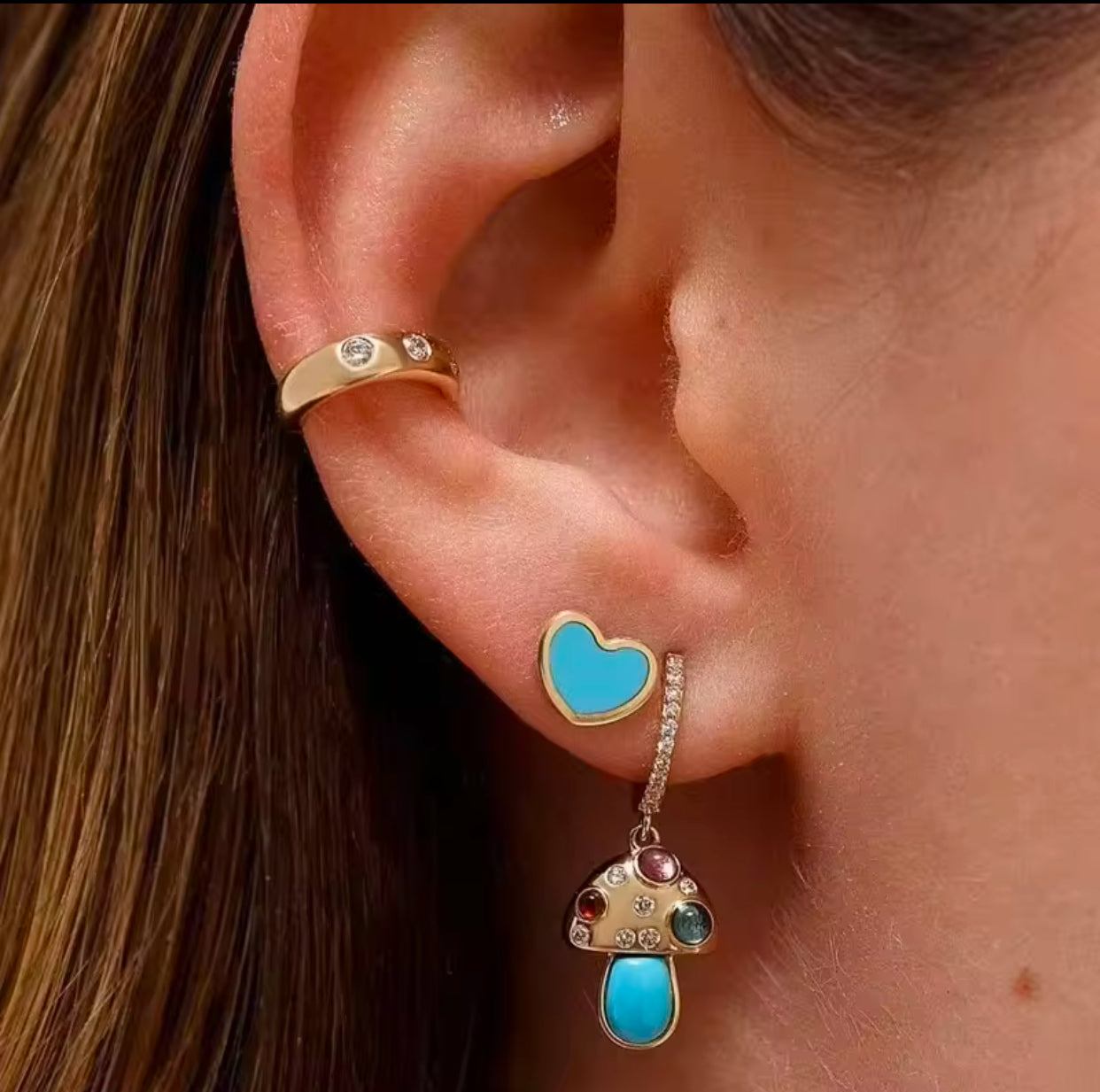 Enchanted Mushroom Hoops