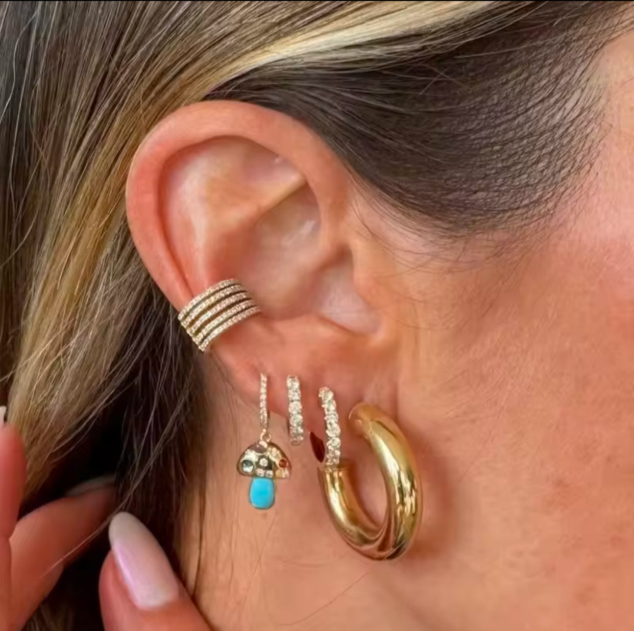Enchanted Mushroom Hoops